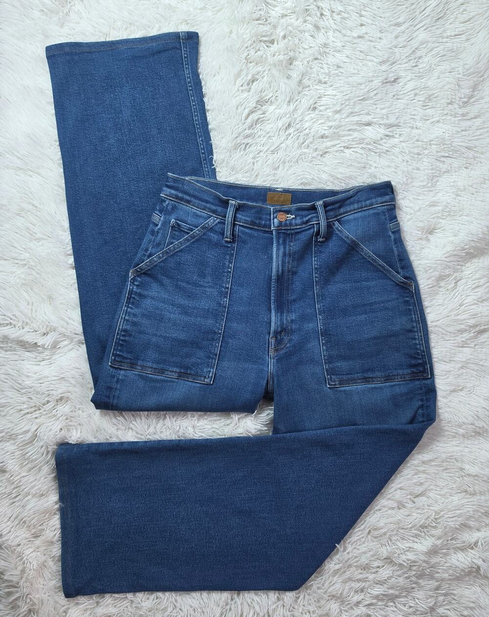 Mother The Patch Maven Heel Wide Leg Jeans 30 / 10
